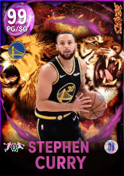 NBA 2K22 2KDB Custom Card Stephen Curry