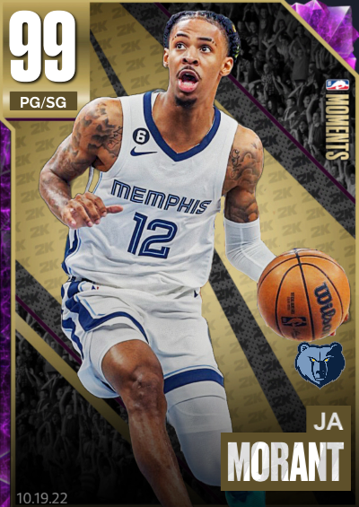 Nba K Kdb Custom Card Ja Morant