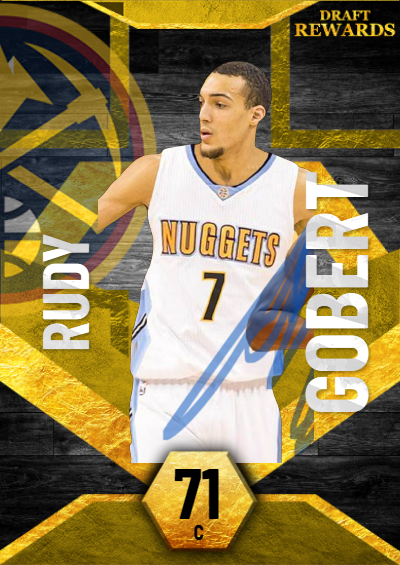 NBA 2K22 2KDB Custom Card Rudy Gobert