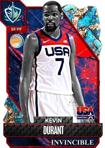 Nba K Kdb Custom Card Fixed Invinsible Fx Kevin Durant