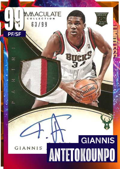 Nba K Kdb Custom Card Giannis Antetokounpo