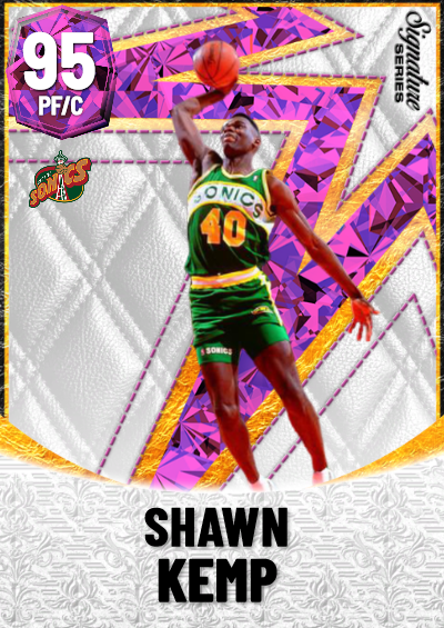 Nba K Kdb Custom Card Shawn Kemp