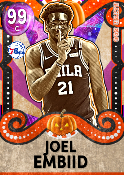 Nba K Kdb Custom Card Joel Embiid Masked