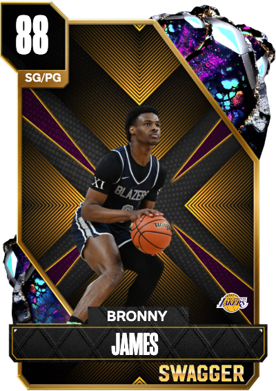 NBA 2K24 2KDB Custom Card Bronny James