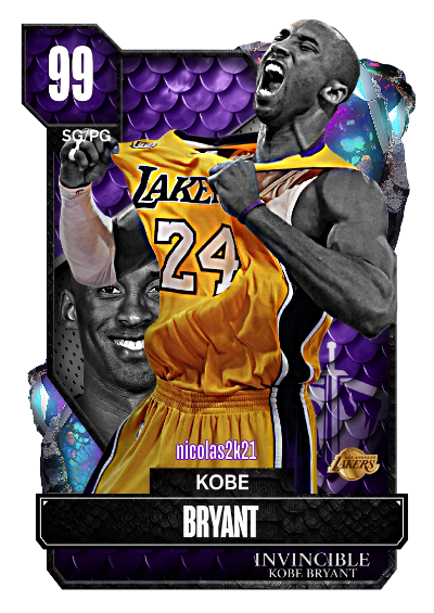 Nba K Kdb Custom Card P Zy Temp R I P To A Legend Of The Game