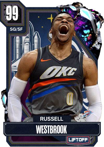 NBA 2K24 2KDB Custom Card Russell Westbrook