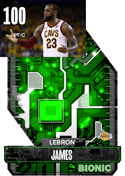 NBA 2K24 2KDB Custom Card Lebron James