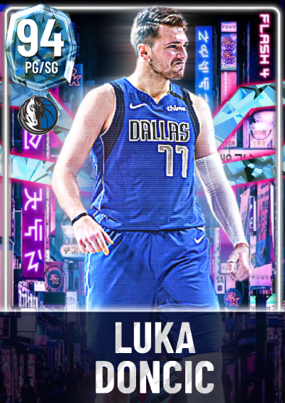 Nba K Kdb Custom Card Luka Flash