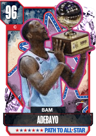 Nba K Kdb Custom Card Bam Adebayo