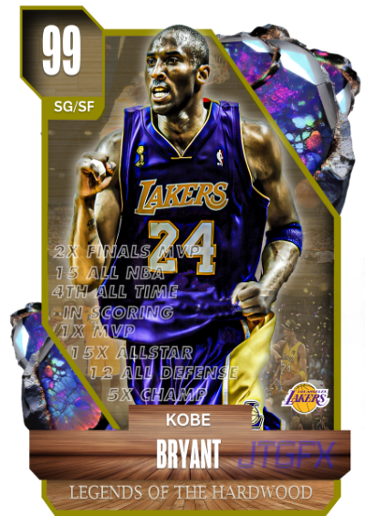 Nba K Kdb Custom Card Kobe Bean