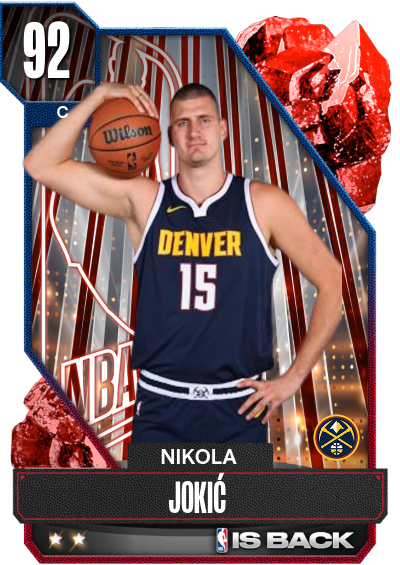 Nba K Kdb Custom Card Nikola Joki Nba Is Back