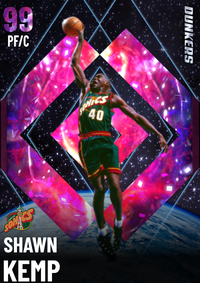 Nba K Kdb Custom Card Shawn Kemp