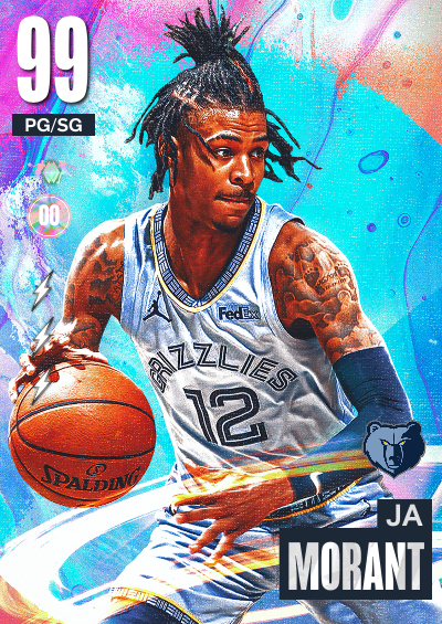 NBA 2K23 2KDB Custom Card Cosmic Ja Morant