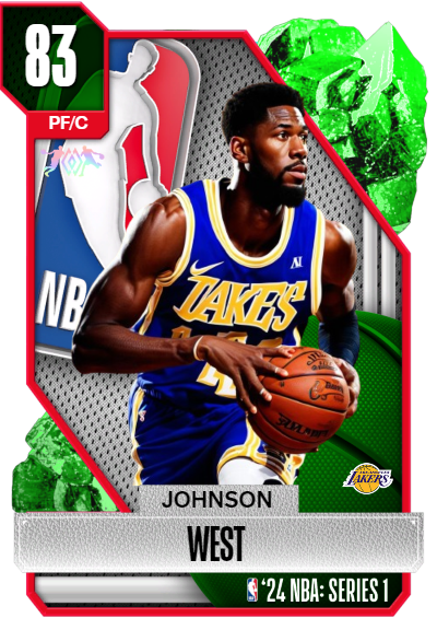 NBA 2K24 2KDB Custom Card Johnson West Rookie