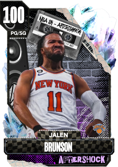 Nba K Kdb Custom Card Brunson