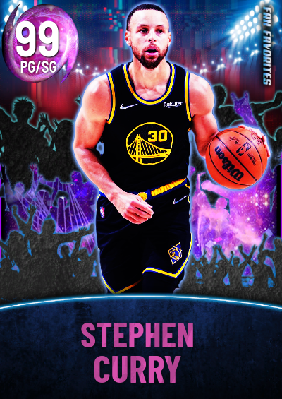 NBA 2K22 2KDB Custom Card Stephen Curry