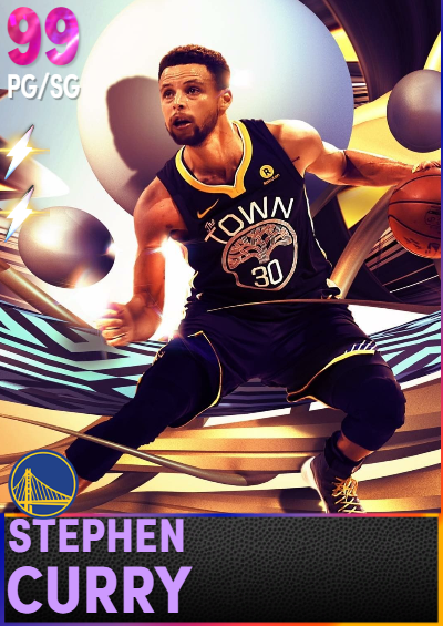 NBA 2K21 2KDB Custom Card Stephen Curry