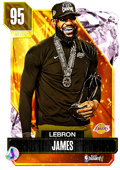 NBA 2K24 2KDB Custom Card LBJ IST MVP