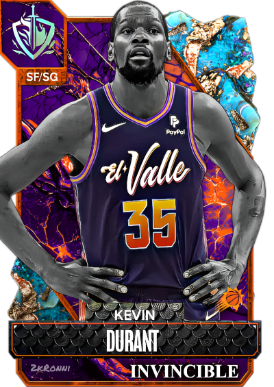 Nba K Kdb Custom Card Invincible Kevin Durant