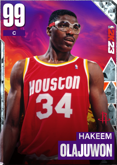 NBA 2K23 2KDB Custom Card Hakeem Olajuwon