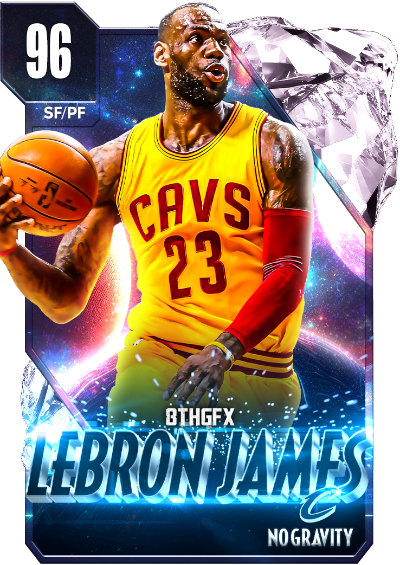 NBA 2K24 2KDB Custom Card Lebron James