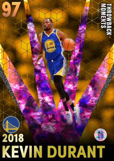 NBA 2K21 2KDB Custom Card Throwback KD