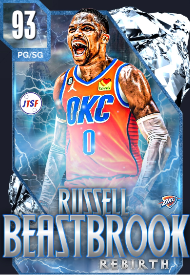 Nba K Kdb Custom Card Russ Back To Okc