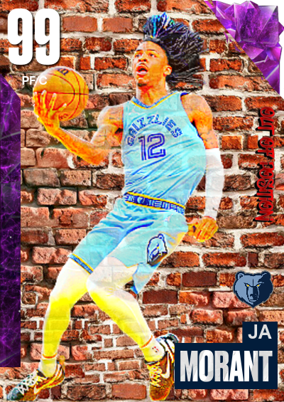 Nba K Kdb Custom Card Ja Morant