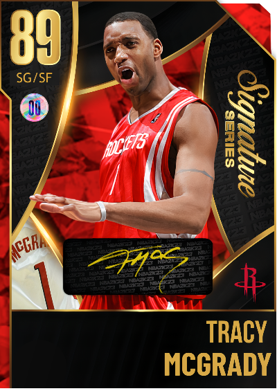 Nba K Kdb Custom Card Tracy Mcgrady Signed K