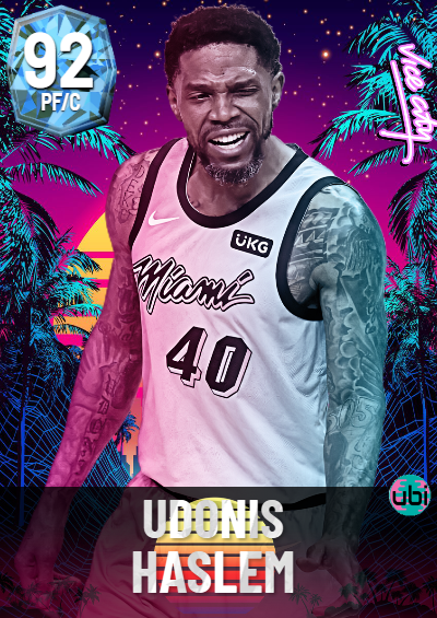 NBA 2K22 2KDB Custom Card Vice City Udonis Haslem