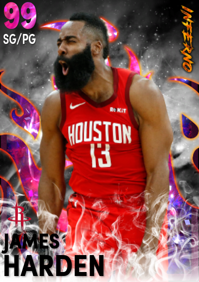 Nba K Kdb Custom Card James Harden