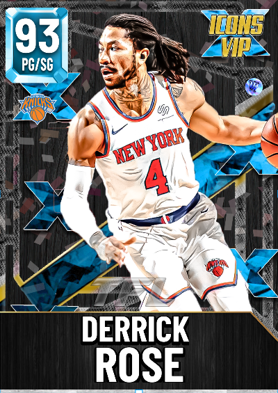 NBA 2K21 2KDB Custom Card Icons Derrick Rose