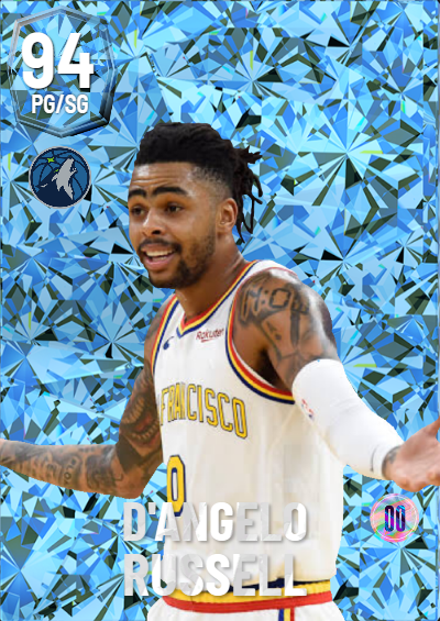 NBA 2K22 2KDB Custom Card Diamond D Angelo Russell