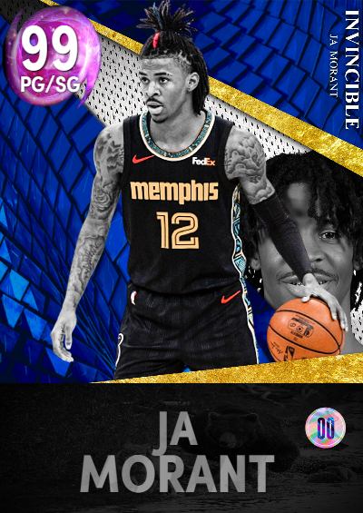 Nba K Kdb Custom Card Invincible Ja Morant