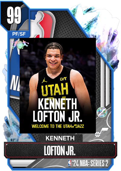 NBA 2K24 2KDB Custom Card Welcome To Utah Jazz