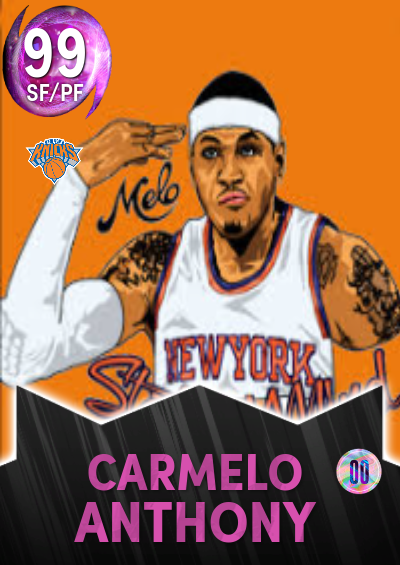 NBA 2K22 2KDB Custom Card Carmelo Anthony