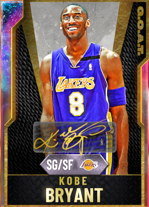 NBA 2K20 2KDB Custom Lineup ALL GOAT CARD LINEUP