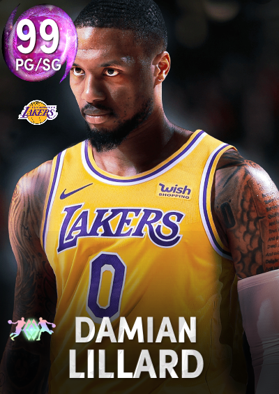 NBA 2K22 | 2KDB Custom Card (Remake of the Lakers Damian Lillard I did ...