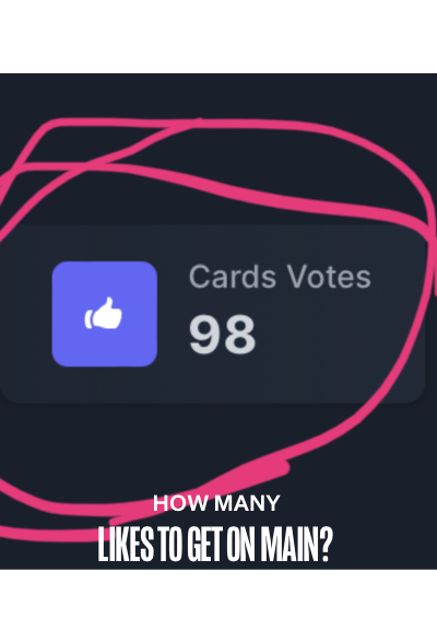 How many like to get on main?