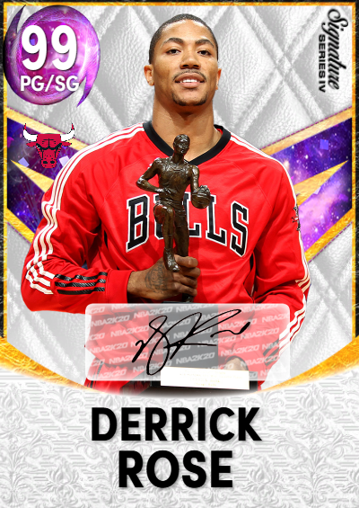 NBA 2K22  2KDB Custom Card (Derrick Rose)
