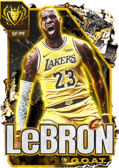 Lebron goat card