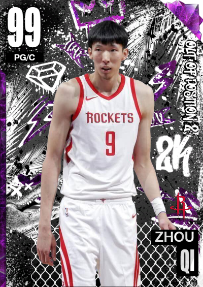 Nba 2k23 2kdb Custom Card Zhou Qi 6487