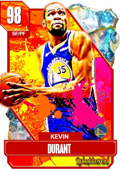 NBA 2K24 | 2KDB Custom Card (KD Splattered)