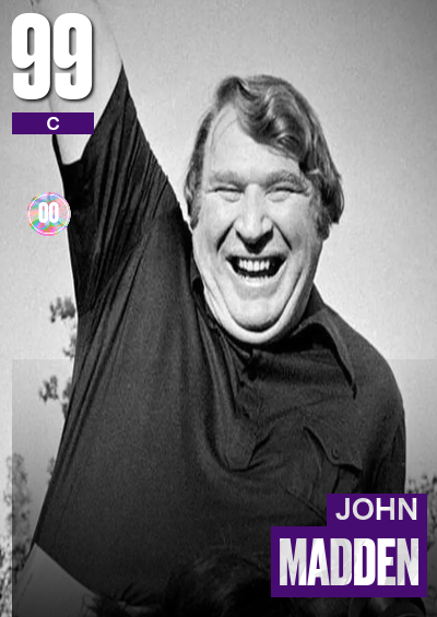 NBA 2K23  2KDB Custom Card (John Madden 1936-2021)