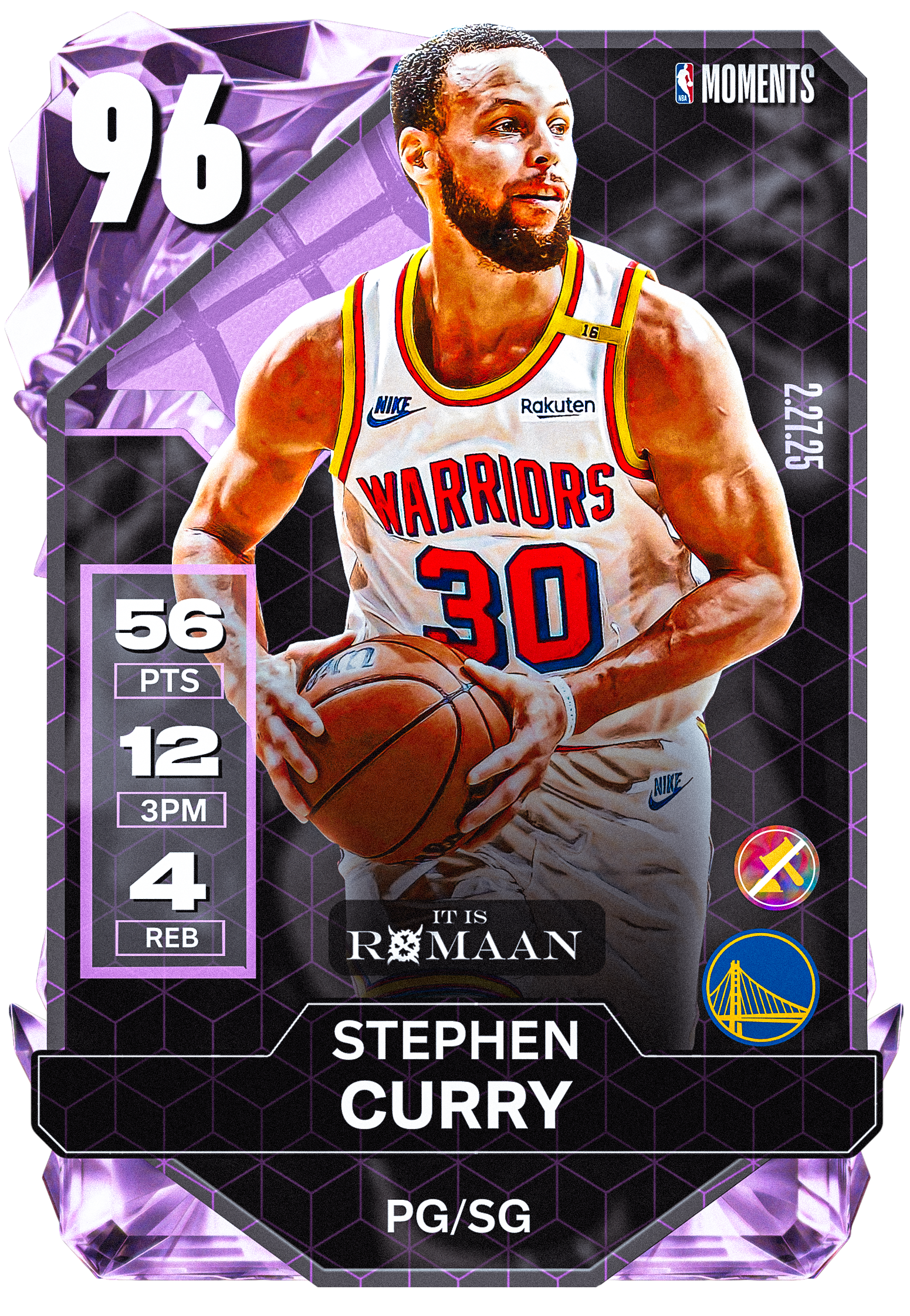 Where are the moments cards 2k