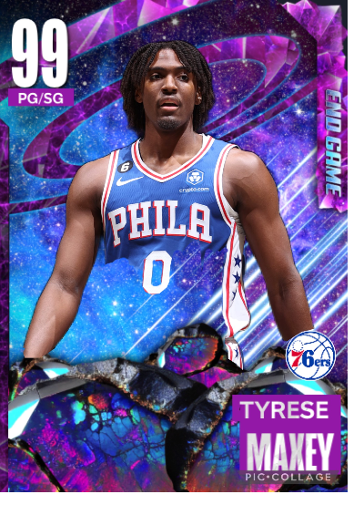 Tyrese Maxey End Game card