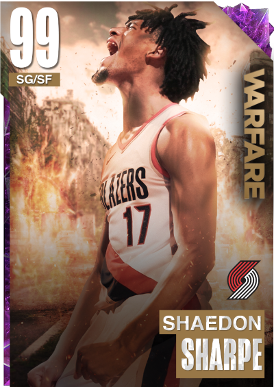 Warfare Shaedon Sharpe Custon card prediction for Friday paxks