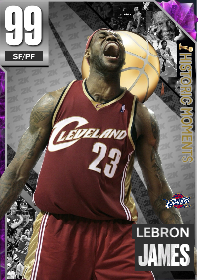 HISTORIC moments lebron