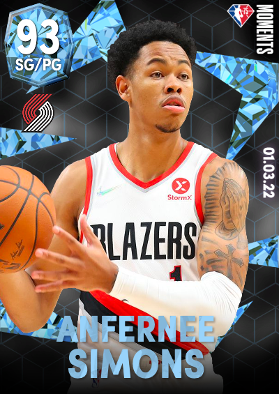 NBA 2K22 | 2KDB Custom Card (Anfernee Simons)