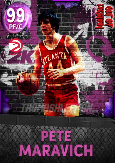 Pete Maravich out of position